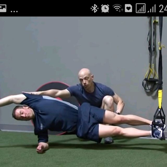 TRX SIDE PLANK WITH KNEE by Saeed H. - Exercise How-to - Skimble