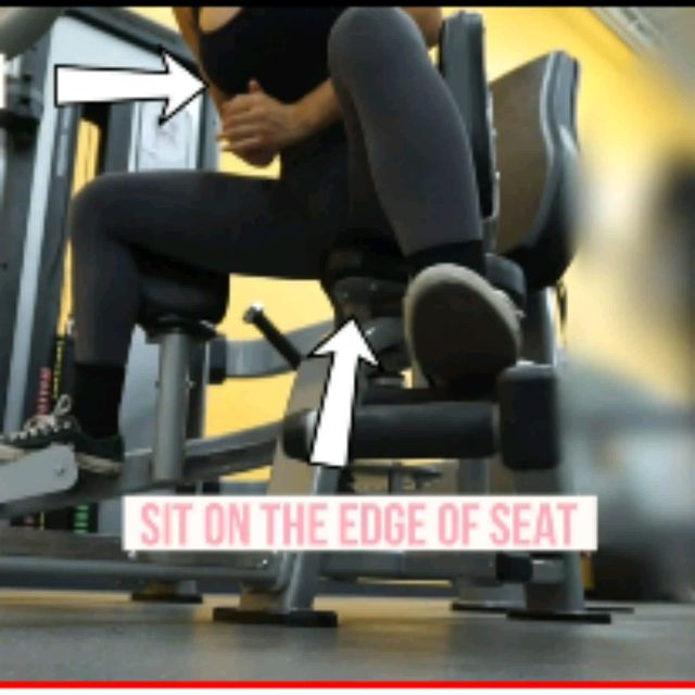 Hip Abduction *lean Forward *sit On Edge*don't Hold On To Anything by