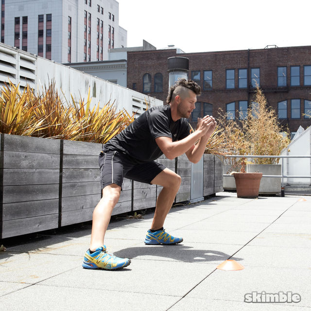 Side Lunge Shuffle Hops - Exercise How-to - Skimble