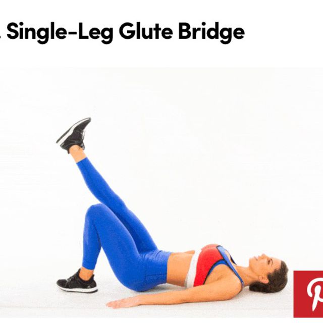 Single Leg Glute Bridge by Jen F. Exercise Howto Skimble