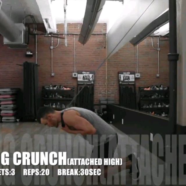 How to do: Kneeling Crunch - Step 2