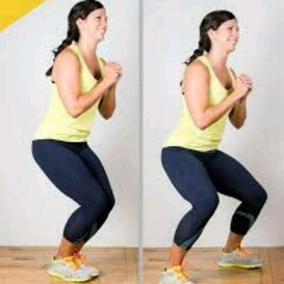 Squat Jacks!