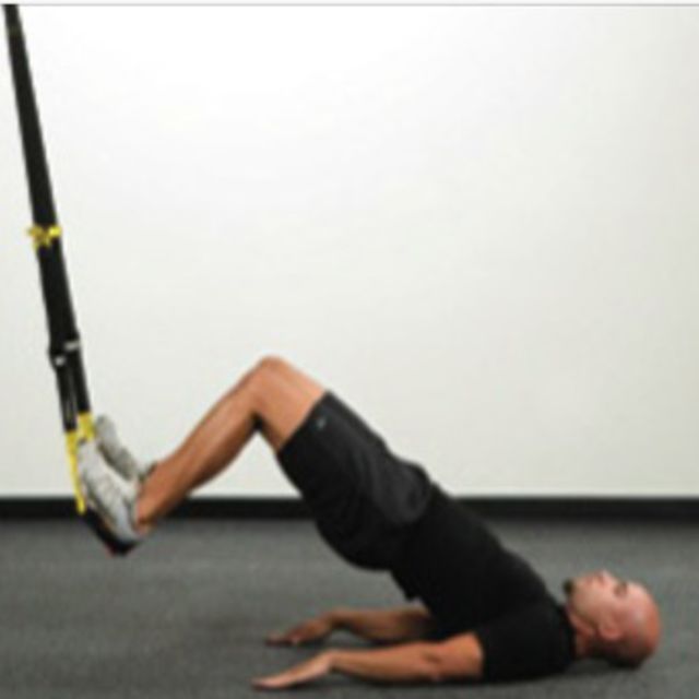 TRX Glute bridge by Marilena Mousoulidou Exercise Howto Skimble