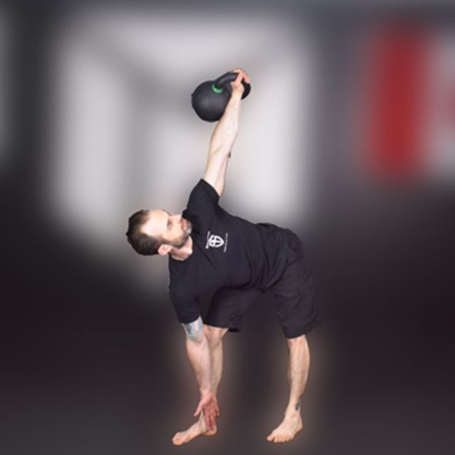 Windmill with KettleBell by David Perlis Exercise Howto Skimble