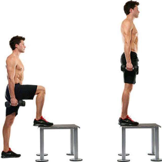 Step Up Hamstring Curl by Christian N. Exercise Howto Skimble