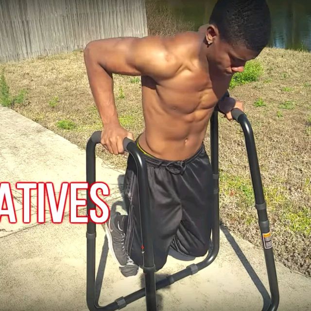 Dips Negatives by Andrew Walz Exercise Howto Skimble