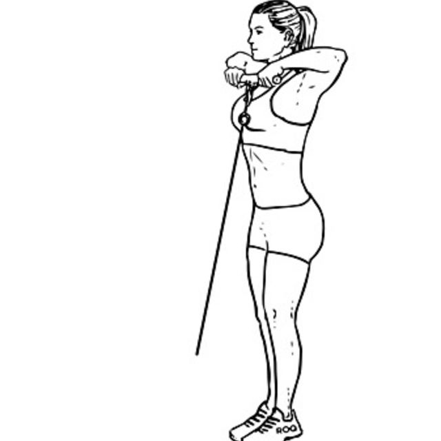 Cable Upright Row by Nicole T. Exercise Howto Skimble