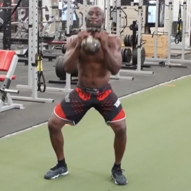 Kettlebell Swing To Squat by Juliet D. Exercise Howto Skimble