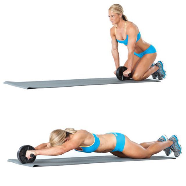 How to do: Abs - Wheel rollout - Step 1