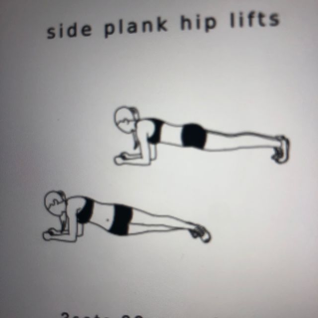 Side Plank Hip Lifts by Bridgitte Dabrowski Exercise Howto Skimble