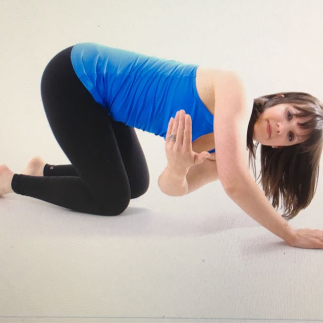 Kneeling Thread The Needle by Grant X. Exercise Howto Skimble