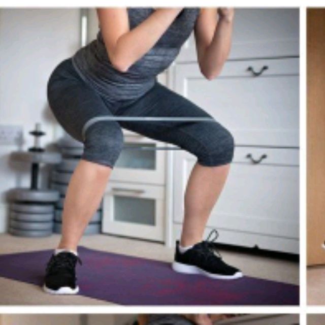Squat To Leg Lift With Resistandlce Band by Tabitha M. - Exercise How ...