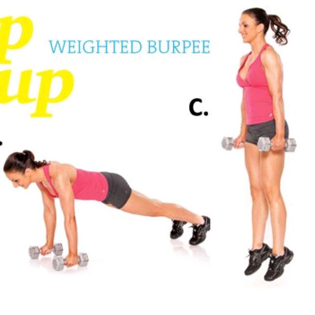 Weighted Burpees by Alonzo Brown Exercise Howto Skimble