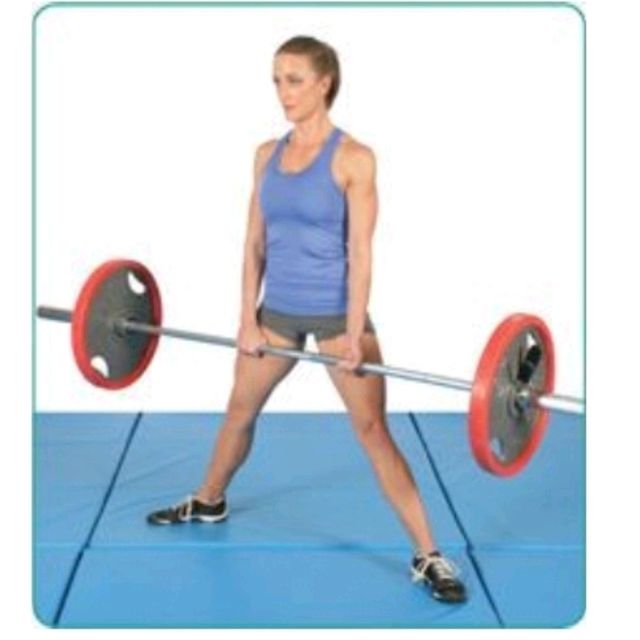Barbell Sumo deadlift by Janice C Exercise Howto Skimble