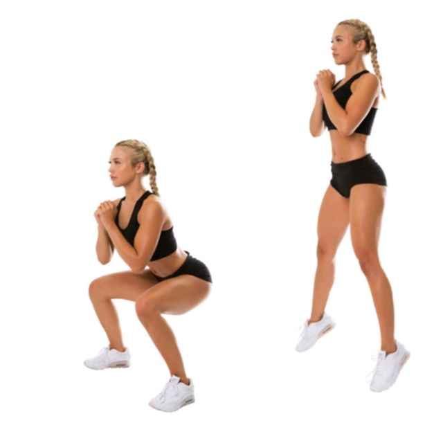 Jump Squats by Melissa R. Exercise Howto Skimble