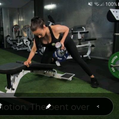 Bent Over 1-Arm DB Row