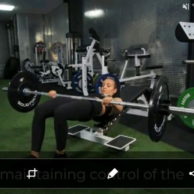 DB Hip Thrusts B-Stance