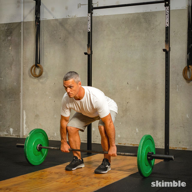 Barbell BentOver Rows Exercise Howto Skimble