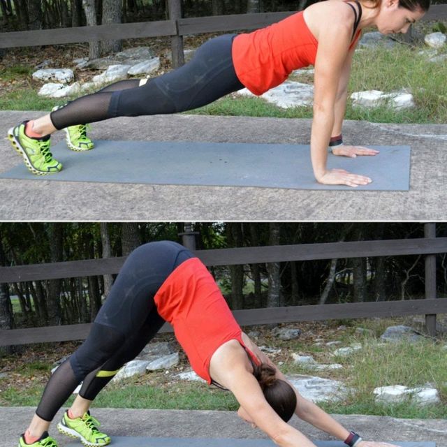 Plank To Downward Dog by Tara Buckley Exercise Howto Skimble
