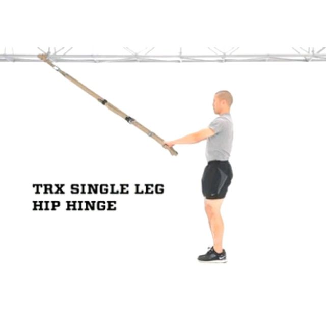 Trx Hip Hinge (Single Leg) by Alex 🌊. Exercise Howto Skimble