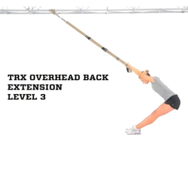 TRX Overhead Back Extension by Alex 🌊. Exercise Howto Skimble