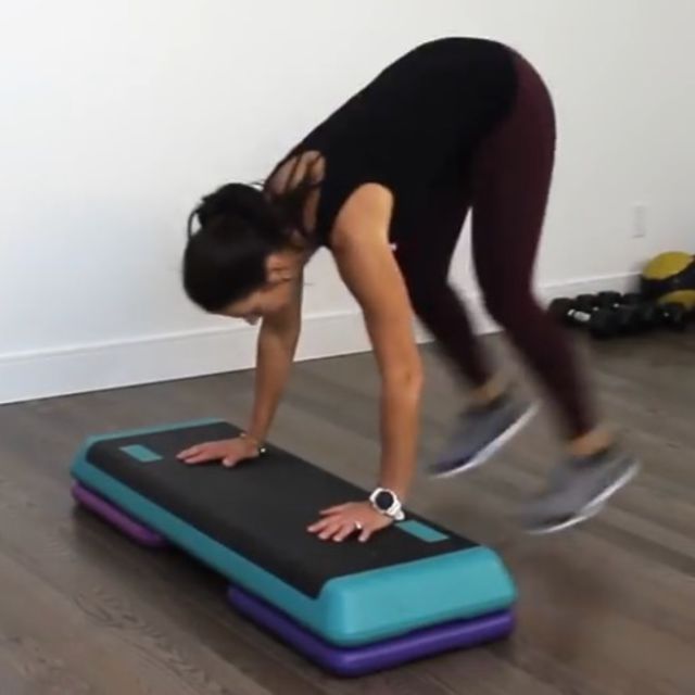 Step Burpee by Tisha Lujan Exercise Howto Skimble