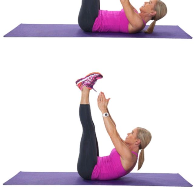 Toe Touches by Blissed Out Baker plant Based Chef Exercise Howto