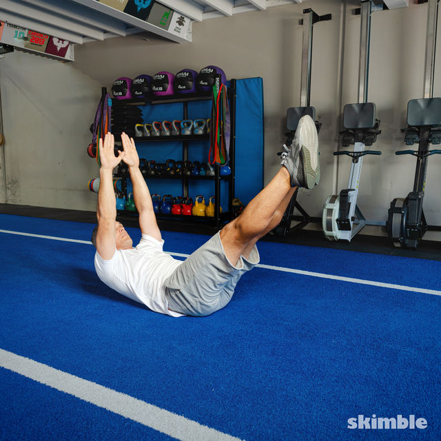 VUps Exercise Howto Skimble Workout Trainer