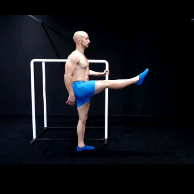 Standing Leg Raise by Alex 🌊. Exercise Howto Skimble