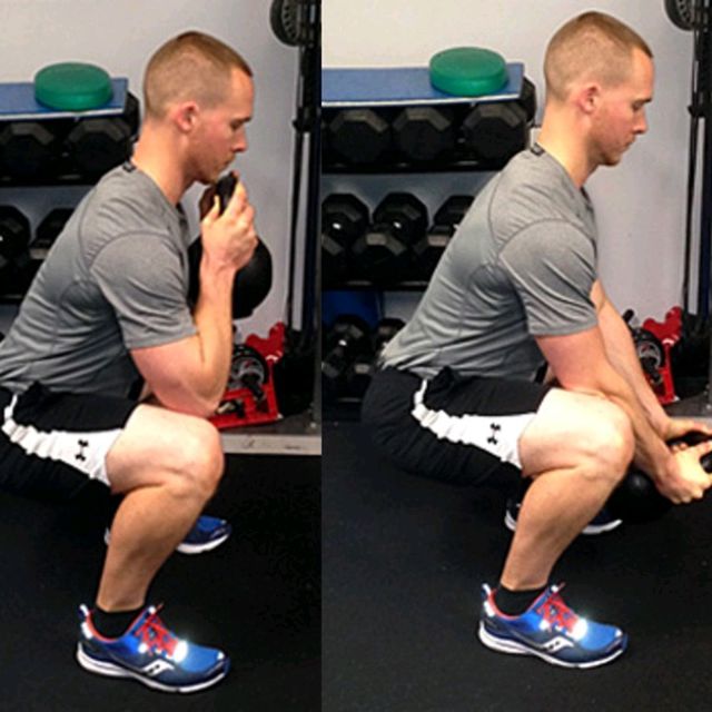 Goblet Squat And Curl by Gerrand Crosby Exercise Howto Skimble
