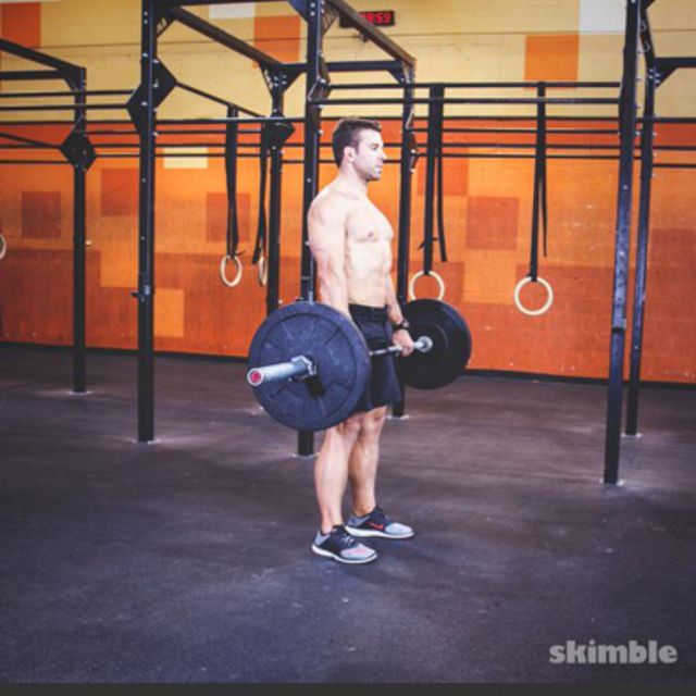 Sumo Deadlift with Barbell by Msmahogani Brown Exercise Howto Skimble