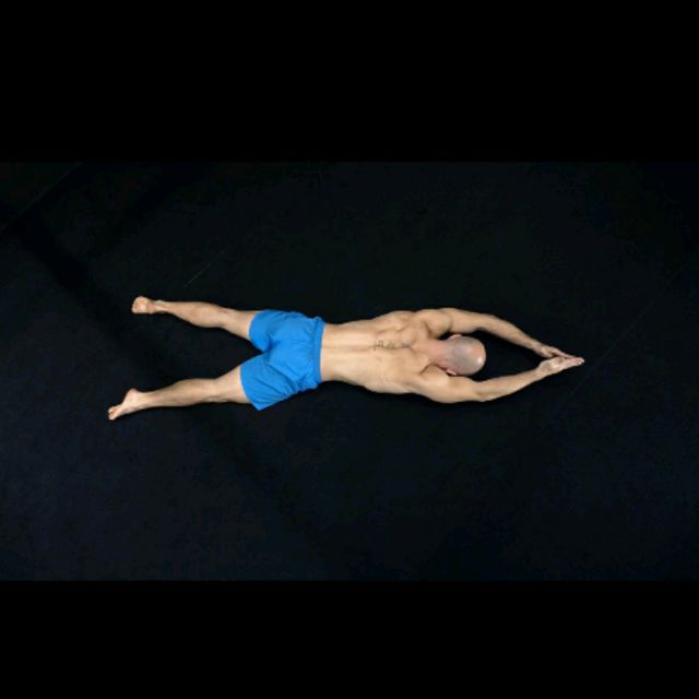 Prone Arm Circles (Cali B) by Alex 🌊. Exercise Howto Skimble