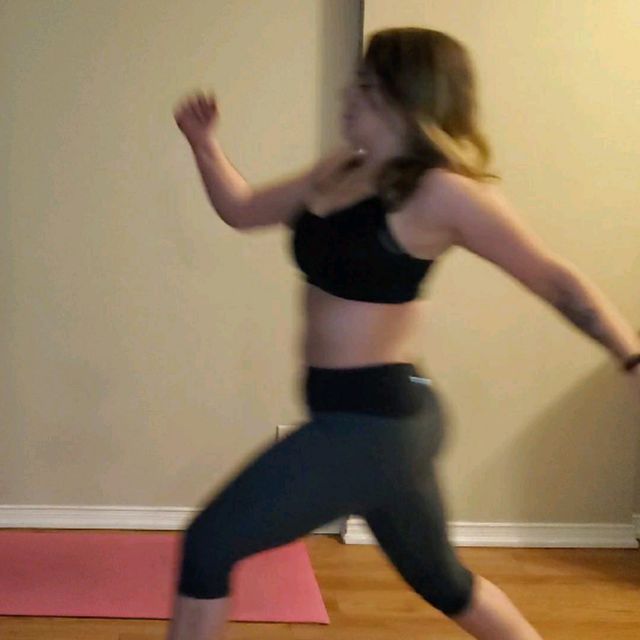 Jumping Push Kick or Foot Thrust Kradot Thip by Bernadette C