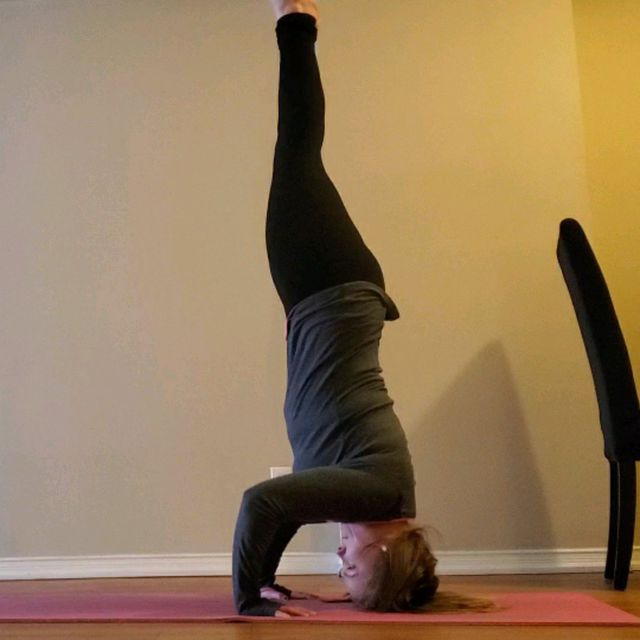 Tripod Headstand 💥 by Bernadette C. Exercise Howto Skimble