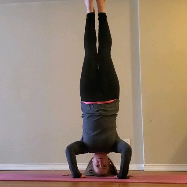 Tripod Headstand 💥 by Bernadette C. Exercise Howto Skimble