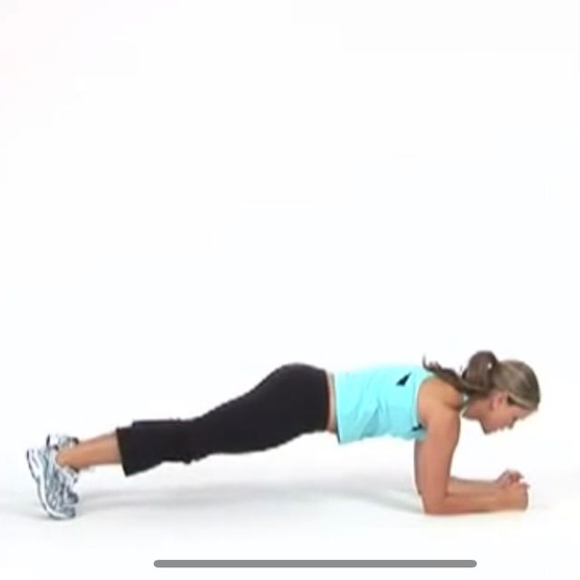 Plank Right Leg Kickbacks by Brian Fallon Exercise Howto Skimble