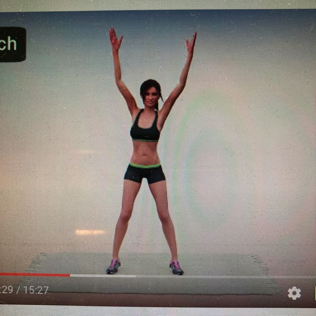 Arm Reach by C F. Exercise Howto Skimble Workout Trainer