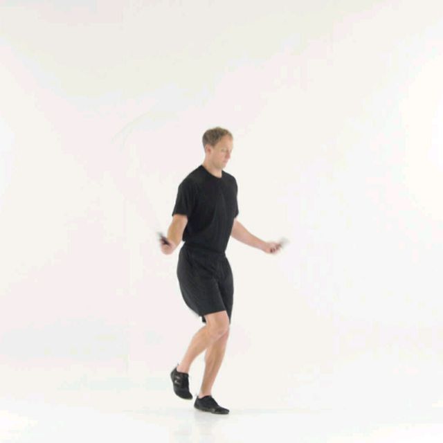 Jump Rope (Alternate Foot) by Alex Ander Exercise Howto Skimble