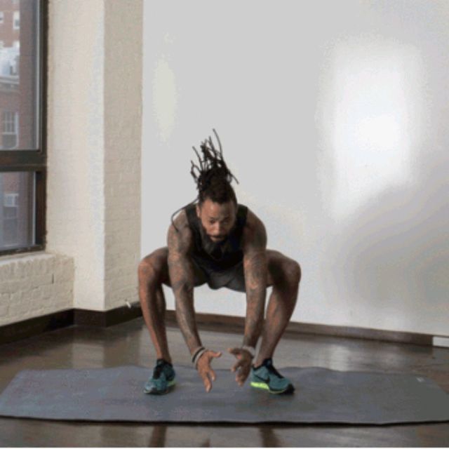 Kneeling Jump Squat by Alex 🌊. Exercise Howto Skimble