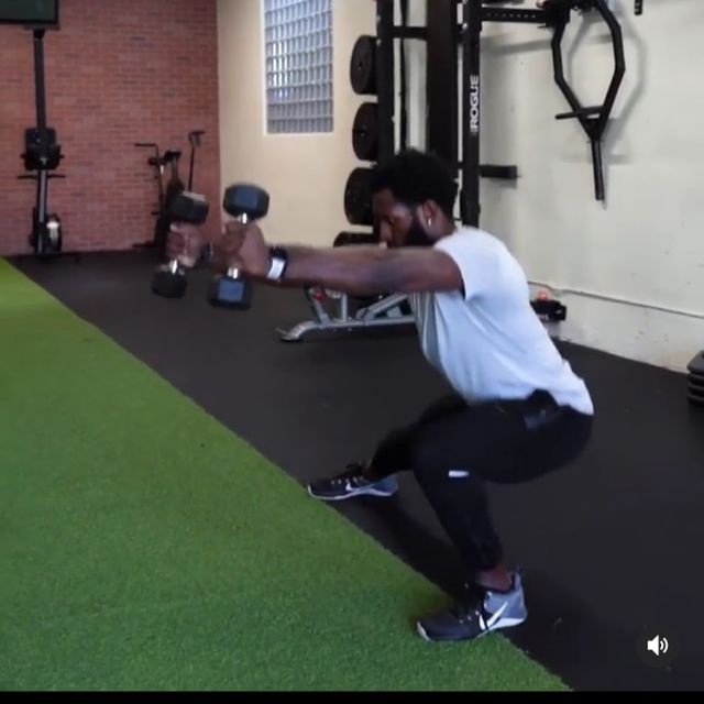 Lateral Lunge Front Raise by Rushfitness 💪🏽 - Exercise How-to - Skimble
