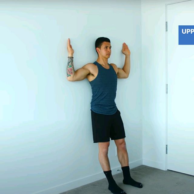 Wall Slides With Chin Nods by Peter B. Exercise Howto Skimble