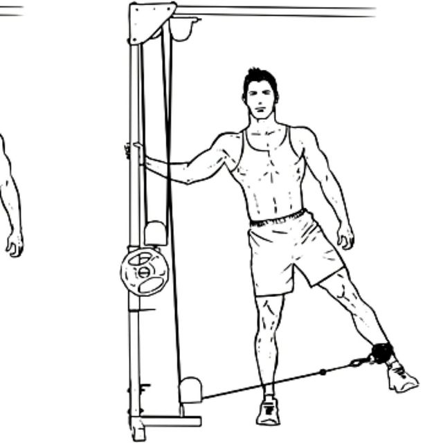 Cable Hip Abductions Left by Uncle Heiko S Exercise Howto Skimble