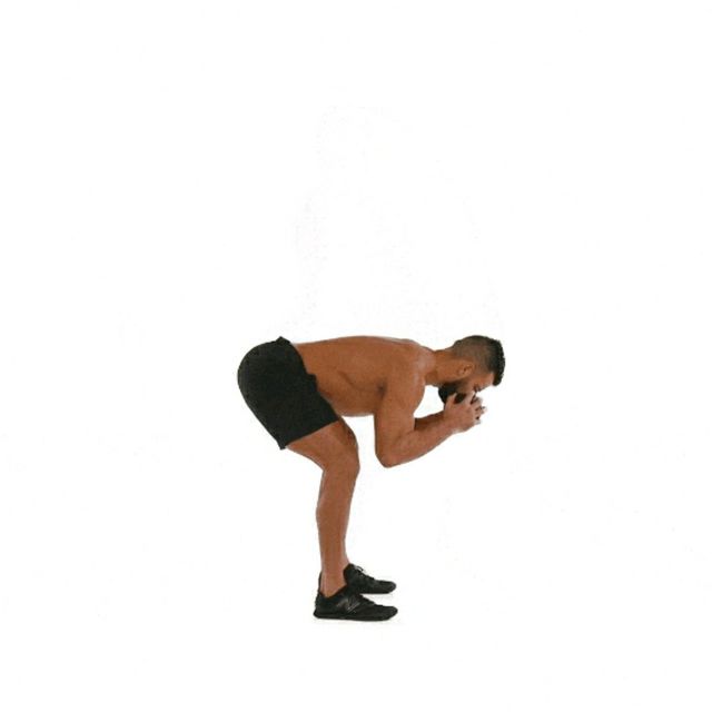 Dumbbell Good Morning To Front Squat By Reese Dawson Exercise How To Dumbbell Good Morning To Front Squat By Reese Dawson Exercise How To