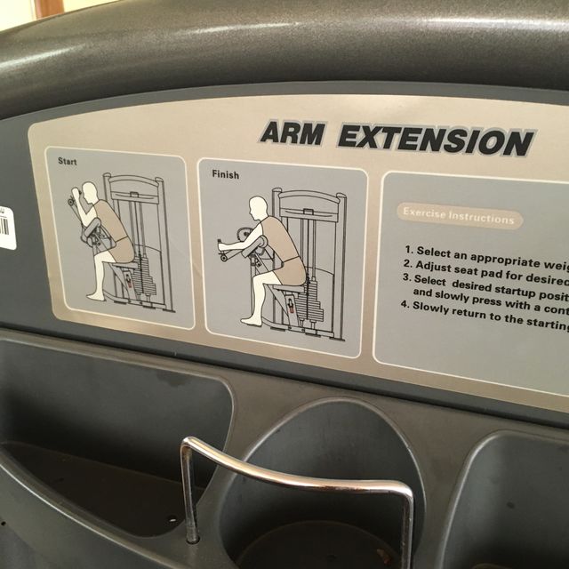 Seated Arm Extension by Siphiwe Baleka Exercise Howto Skimble