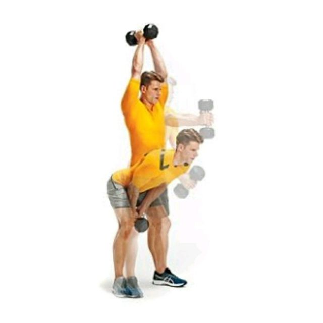 Dumbbell Swing by Reese Dawson Exercise Howto Skimble