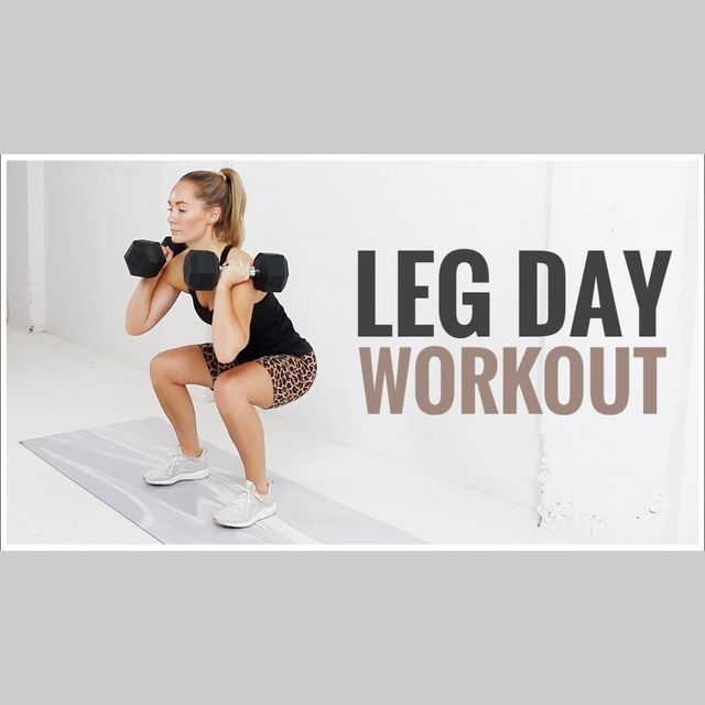 Leg Day STRENGTH Workout // For LEAN Legs Free Leg Workout by Abbie S