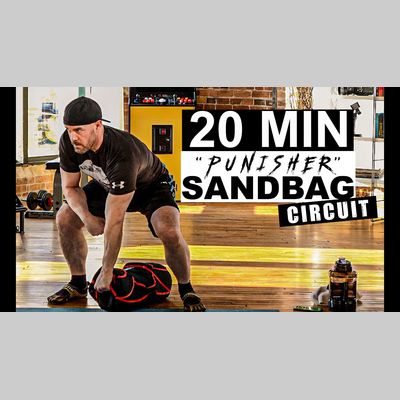 Sandbag Workout - FULL BODY at home HIIT