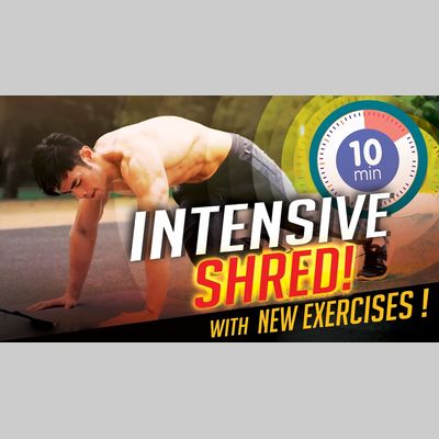 [Level 3] 10 Minute Intensive Fat Burning With New Exercises!