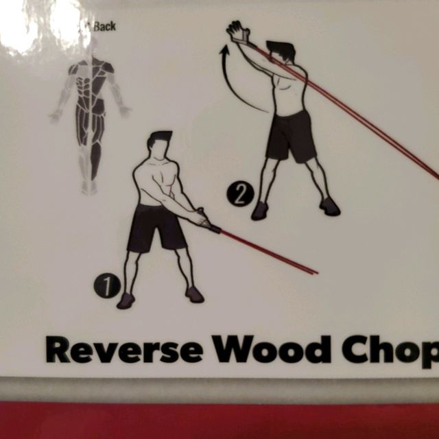 Band Reverse Woodchop by Jake Perry Exercise Howto Skimble