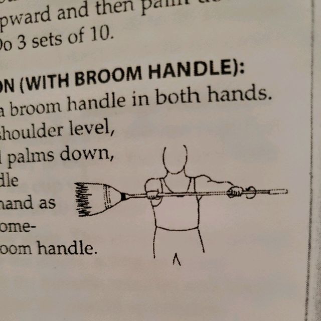 Wrist Extension (With Broom Handle) by Jake Penner Exercise Howto